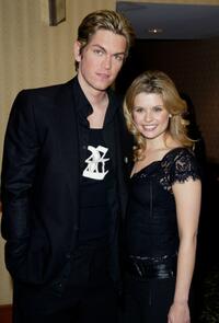 Steve Howey and JoAnna Garcia at the "WB Upfront" preview.