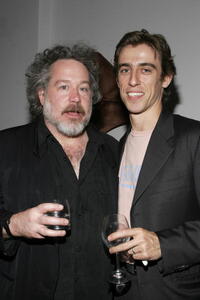 Tom Hulce and Joseph Smith at the opening night after party for "Cycling Past The Matterhorn".