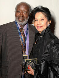 Clarence Avant and Jackie at the Recording Academy's Special Merit Awards ceremony in California.