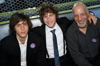 Escher Holloway, Alex D. Linz and Erick Avari at the 2007 CineVegas Hollywood Reporter Cocktail party.