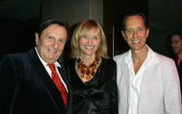 Barry Humphries, Lizzie Spender and Richard E. Grant at the opening night of the music production of "My Fair Lady."