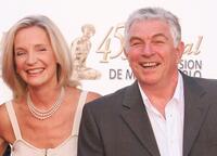 Marie-Christine Adam and Jean-Claude Bouillon at the TF1 party during the 45th Television Festival of Monte Carlo.