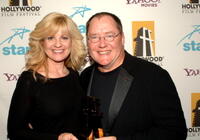 Bonnie Hunt and Producer John Lasseter at the Hollywood Film Festival 10th Annual Hollywood Awards Gala Ceremony.