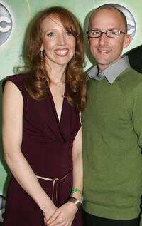 Darlene Hunt and Jim Rash at the ABC Television Network Upfront.