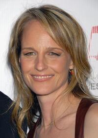 Helen Hunt at the Los Angeles premiere of "Dirt" .