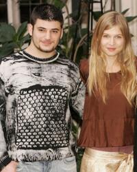 Stanislav Ianevski and Clemence Poesy at the photocall of "Harry Potter and the Goblet of Fire."