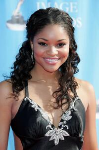 Erica Hubbard at the 39th NAACP Image Awards.