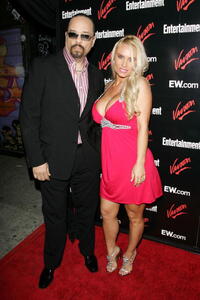 Ice T and wife Coco at the Upfront Party hosted by Entertainment Weekly and Vavoom.
