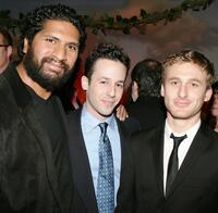Sala Baker, Michael Kovac and Dean O'Gorman at the cocktail reception during the 5th Annual Celebration of New Zealand Filmmaking and Creative Talent.