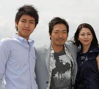 Yu Koyanagi, Teruyuki Kagawa and Haruka Igawa at the photocall of "Tokyo Sonata."