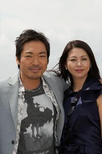 Teruyuki Kagawa and Haruka Igawa at the photocall of "Tokyo Sonata."