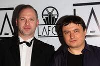 Vlad Ivanov and director Cristian Mungiu at the 2007 LA Film Critic's Choice Awards.