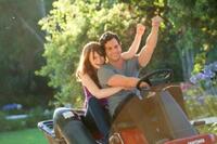 Emma Stone as Olive Penderghast and Penn Badgley as Todd in "Easy A."