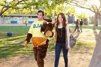 Penn Badgley as Todd and Emma Stone as Olive Penderghast in "Easy A."