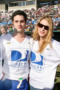 Penn Badgley and Blake Lively at the DIRECTV's 3rd Annual Celebrity Beach Bowl.