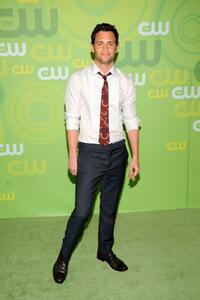 Penn Badgley at the CW Network's Upfront.