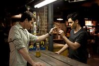 Dylan Walsh and Penn Badgley in "The Stepfather."