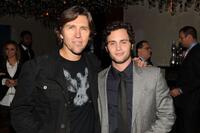 Director Nelson McCormick and Penn Badgley at the after party of the New York premiere of "The Stepfather."