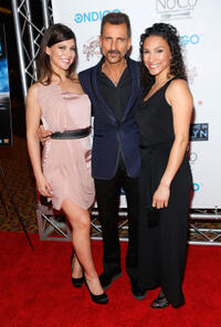 Samantha Ivers, Wass Stevens and Elia Monte-Brown at the New York premiere of "Once Upon A Time In Brooklyn."