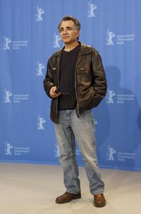 Moshe Ivgy at the photocall of "Restless" during the 58th Berlinale Film Festival.