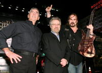 R. Lee Ermey, Tobe Hooper and Andrew Bryniarski at the premiere of "Texas Chainsaw Massacre: The Beginning."