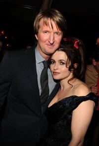 Tom Hooper and Helena Bonham Carter at the after party for "The King's Speech."