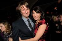 Tom Hooper and Eve Best at the after party for "The King's Speech."