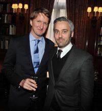 Tom Hooper and producer Iain Canning at the luncheon to honor "The King's Speech."
