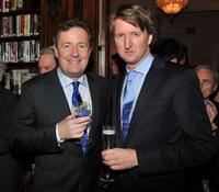 Piers Morgan and Tom Hooper at the luncheon to honor "The King's Speech."