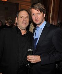 Harvey Weinstein and Tom Hooper at the luncheon to honor "The King's Speech."