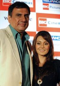 Boman Irani and Minissha Lamba at the promotion of "Well Done Abba."