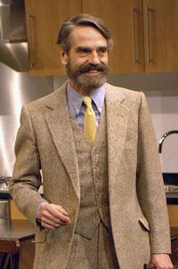 Jeremy Irons performs as part of "Lights Up, Curtain Up, Cock Up!" at the Charity Gala, compiled by Simon Williams.