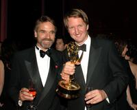 Jeremy Irons and Tom Hooper at the HBO Post Emmy Party.