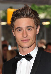 Max Irons at the "Alexander McQueen: Savage Beauty" Costume Institute Gala.