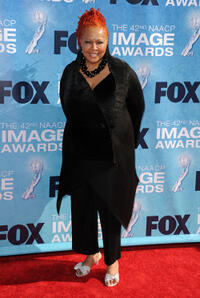 Myra J. at the 42nd NAACP Image Awards in California.