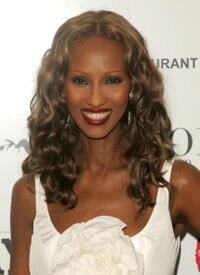 Iman at the Wayuu Taya Foundation fundraising gala.