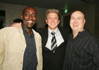 Michael Jace, Kenny Johnson and Producer Shawn Ryan at the 4th season premiere screening of "The Shield."