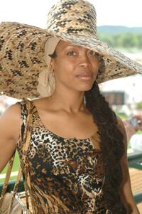 Erykah Badu at the 132nd Kentucky Derby from the Jockey Club Suites.