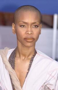 Erykah Badu at the 43rd Annual Grammy Awards.
