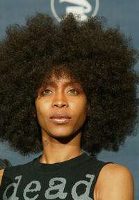 Erykah Badu at the 45th Annual Grammy Awards.