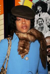 Erykah Badu at the premiere of "Block Party."