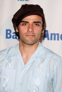 Oscar Isaac at the after party of the opening night of "Romeo and Juliet."