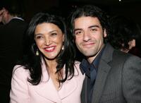 Shohreh Aghdashloo and Oscar Isaac at the premiere of "The Nativity Story."