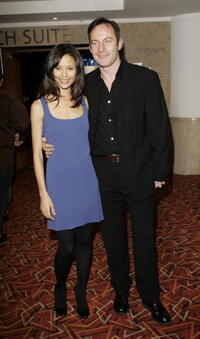 Jason Isaacs and Thandie Newton at the Sony Ericsson Empire Film Awards 2006.