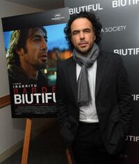 Alejandro Gonzalez Inarritu at the screening of "Biutiful."