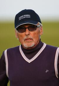Dennis Hopper at the third round of The Alfred Dunhill Links Championship at Kingsbarns Golf Links.