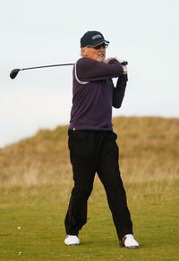 Dennis Hopper at the third round of The Alfred Dunhill Links Championship at Kingsbarns Golf Links.