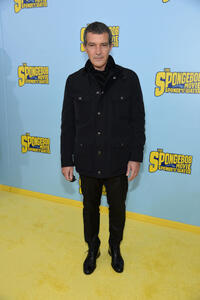 Antonio Banderas at the New York World premiere of "The SpongeBob Movie: Sponge Out of Water."