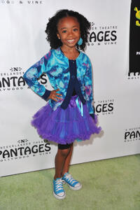 Skai Jackson at the Los Angeles Opening Night of "Shrek The Musical."