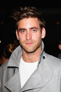 Oliver Jackson-Cohen at the Emporio Armani fashion show during the Milan Fashion Week Menswear Spring/Summer 2012 in Italy.